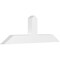 Ekena Millwork Portland Architectural Grade PVC Gable Bracket, 60"W x 20"H x 4"D x 6"F, 8/12 Pitch GBP060X20X0406POR00 - alternate 1